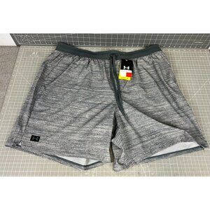 UA Under Armour Men's Shorebreak 2N1 Boardshorts Gray Fade Sz 2XL NEW~~